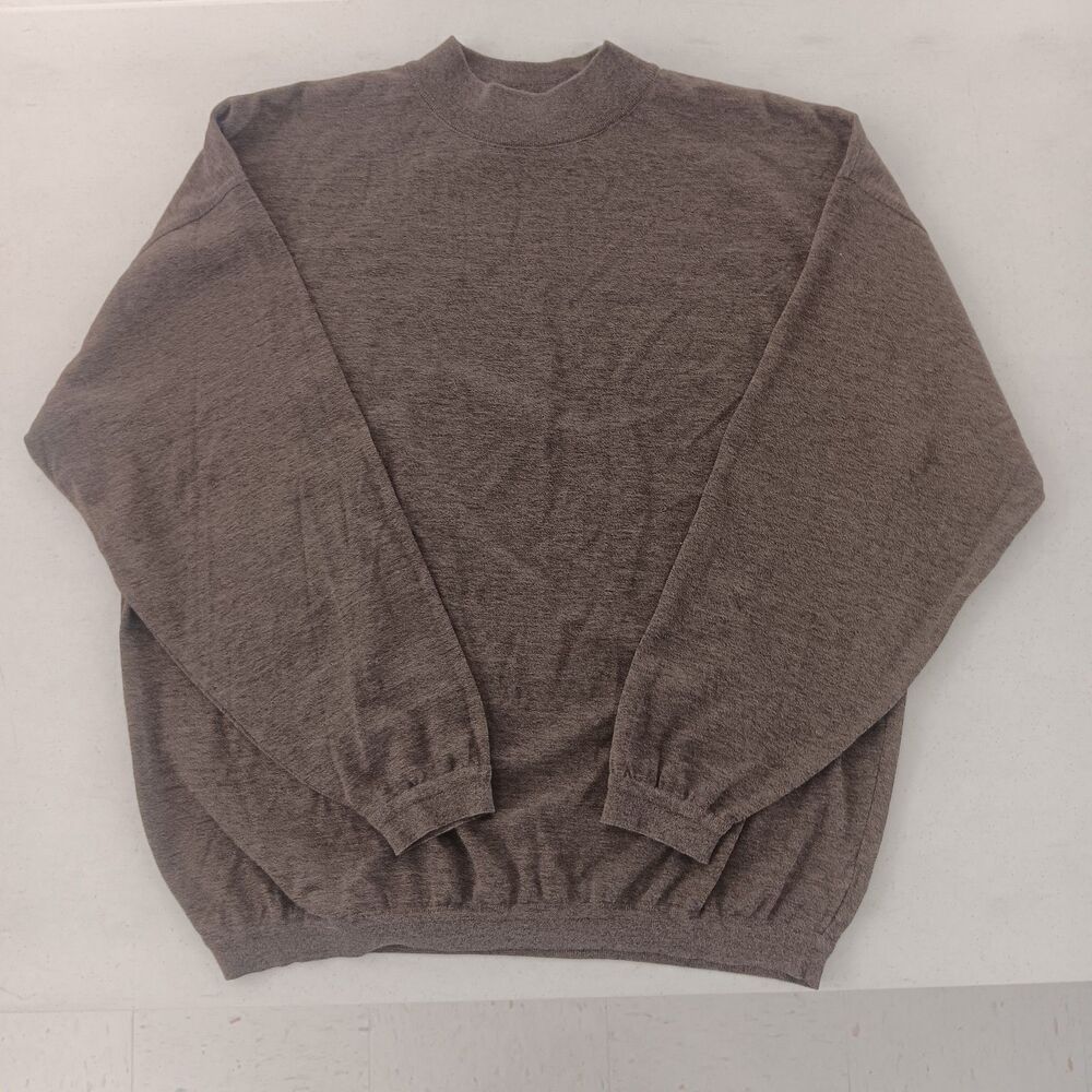 St Croix Shop Mens Mock Neck Sweater Long Sleeve Pullover Knit Top Size M